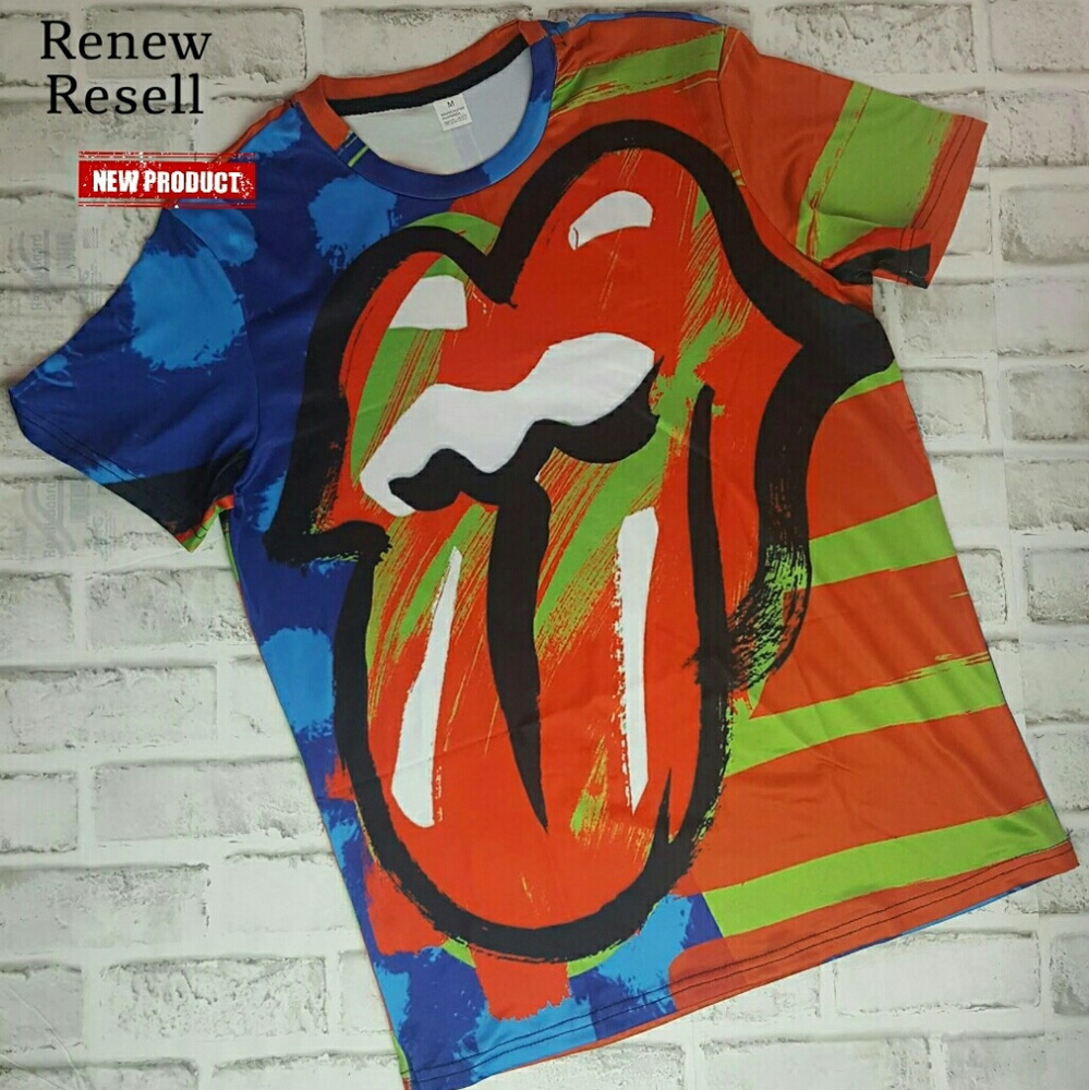 Rolling Stones Mouth & Tongue Front/Back Print Tee